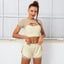 Flawless Active Crop Top + Sports Shorts Set