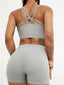 ProComfort Shorts + Cross Strap Bra Set