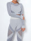 Gentle Touch Knitted Legging + Long Sleeve Cropped Sweater