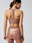 Front Bow Pink Leopard Performance Legging + Sports Bra Set
