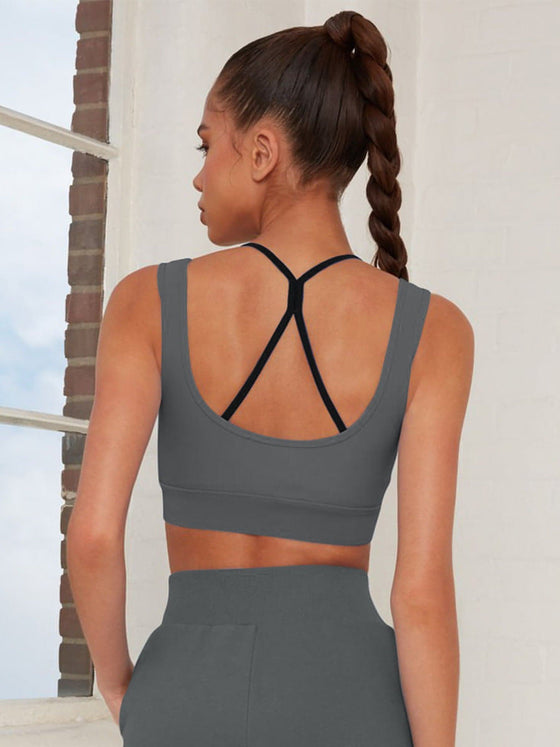 Flawless Active Keyhole Layered Extra Sports Bra